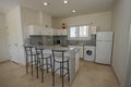 Interior design of luxury villa kitchen Royalty Free Stock Photo