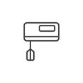 Kitchen mixer line icon