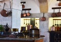Kitchen in National Palace of Pena Royalty Free Stock Photo
