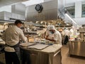 In the kitchen of newest Micheline Star Chef Daniel Boulud`s restaurant Le Pavillon in Midtown Manhattan