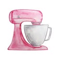 Kitchen pink mixer