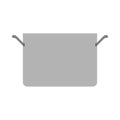 Kitchen pot cooking handle object. House vector pan culinary household kitchenware utensil flat icon Royalty Free Stock Photo