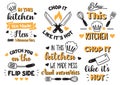 Kitchen quote illustration Vector for banner