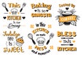 Kitchen quote illustration Vector for banner