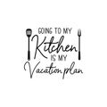 Kitchen quote lettering typography