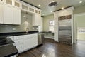Kitchen in remodeled home Royalty Free Stock Photo