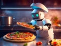 Kitchen Robot Chef in Action