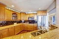 Kitchen room interior in modern apartment