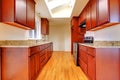 Kitchen room with velux windows