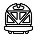Kitchen Sandwich Maker Icon Royalty Free Stock Photo