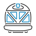 Kitchen Sandwich Maker Icon Royalty Free Stock Photo