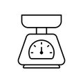 Kitchen Scale Icon vector Design illustration Royalty Free Stock Photo