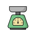 Kitchen Scale Icon vector Design illustration Royalty Free Stock Photo
