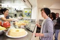 Kitchen Serving Food In Homeless Shelter