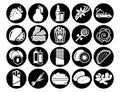 Kitchen Set vector line icons with open path elements for mobile concepts and web apps. Collection modern infographic logo and Royalty Free Stock Photo