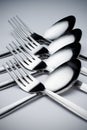 Kitchen silverware Royalty Free Stock Photo