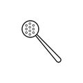 kitchen skimmer simple line icon