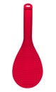 Kitchen spatula isolated - red Royalty Free Stock Photo