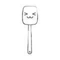 Kitchen spatula tool kawaii character