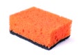 Kitchen sponge asolated on a white background Royalty Free Stock Photo