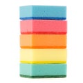 Kitchen sponges for washing dishes of different colors