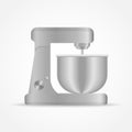 Kitchen stand mixer isolated on white background Royalty Free Stock Photo
