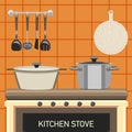 Kitchen stove Royalty Free Stock Photo