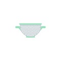 Kitchen, strainer icon. Element of kitchen accessories color icon. Premium quality graphic design icon. Signs and symbols Royalty Free Stock Photo