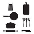 Kitchen stuff. Vector illustration. Royalty Free Stock Photo