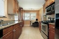 Kitchen in suburban home Royalty Free Stock Photo