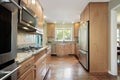 Kitchen in suburban home Royalty Free Stock Photo