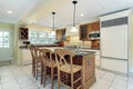 Kitchen in suburban home Royalty Free Stock Photo