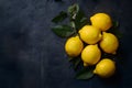 Kitchen table lemons, a burst of freshness