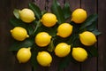 Kitchen table lemons, a burst of freshness