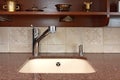 Kitchen tap Royalty Free Stock Photo