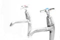 Kitchen Taps Royalty Free Stock Photo