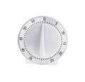 Kitchen timer on white Royalty Free Stock Photo