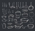 Kitchen tool collection Royalty Free Stock Photo