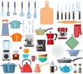 Kitchen tools set icon Royalty Free Stock Photo