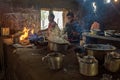 Kitchen of Traditional Indian roadside Food joint(Dhaba)