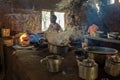 Kitchen of Traditional Indian roadside Food joint(Dhaba)