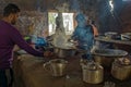 Kitchen of Traditional Indian roadside Food joint(Dhaba)