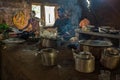 Kitchen of Traditional Indian roadside Food joint(Dhaba)