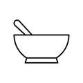 Kitchen Utensil Bowl Icon Vector Design Royalty Free Stock Photo