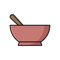 Kitchen Utensil Bowl Icon Vector Design Royalty Free Stock Photo
