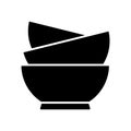 Kitchen Utensil Bowl Icon Vector Design Royalty Free Stock Photo