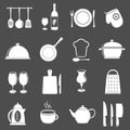 Kitchen utensil icons.