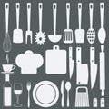 Kitchen Utensil Set Royalty Free Stock Photo