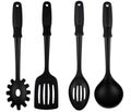 Kitchen Utensils with Black Nylon Soft Handles