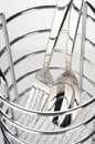 Kitchen utensils close up. Royalty Free Stock Photo